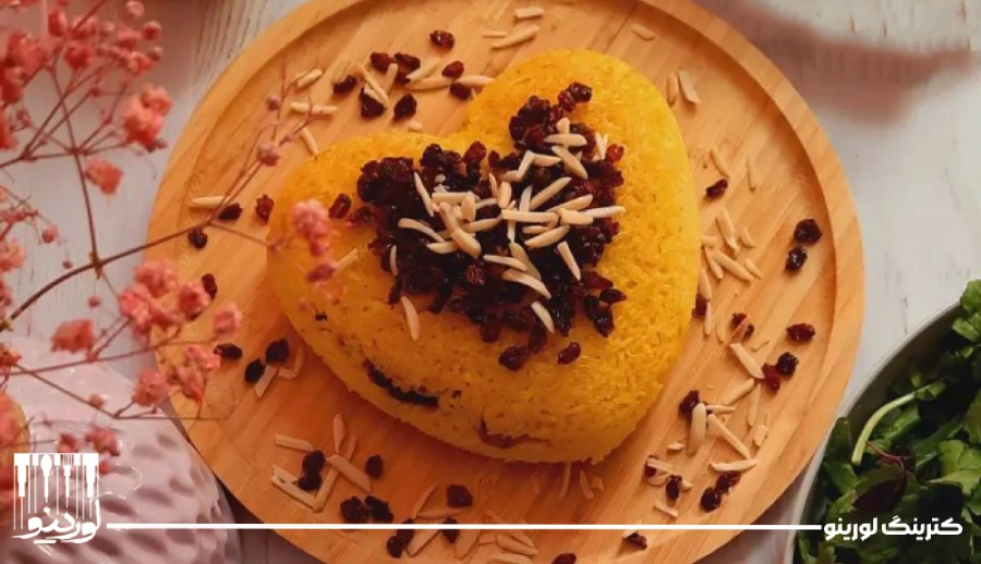 طرز تهیه ته چین مجلسی ( تهیه ته چین مرغ قالبی ویژه برای مهمانی ) 1 tahchin majlis3